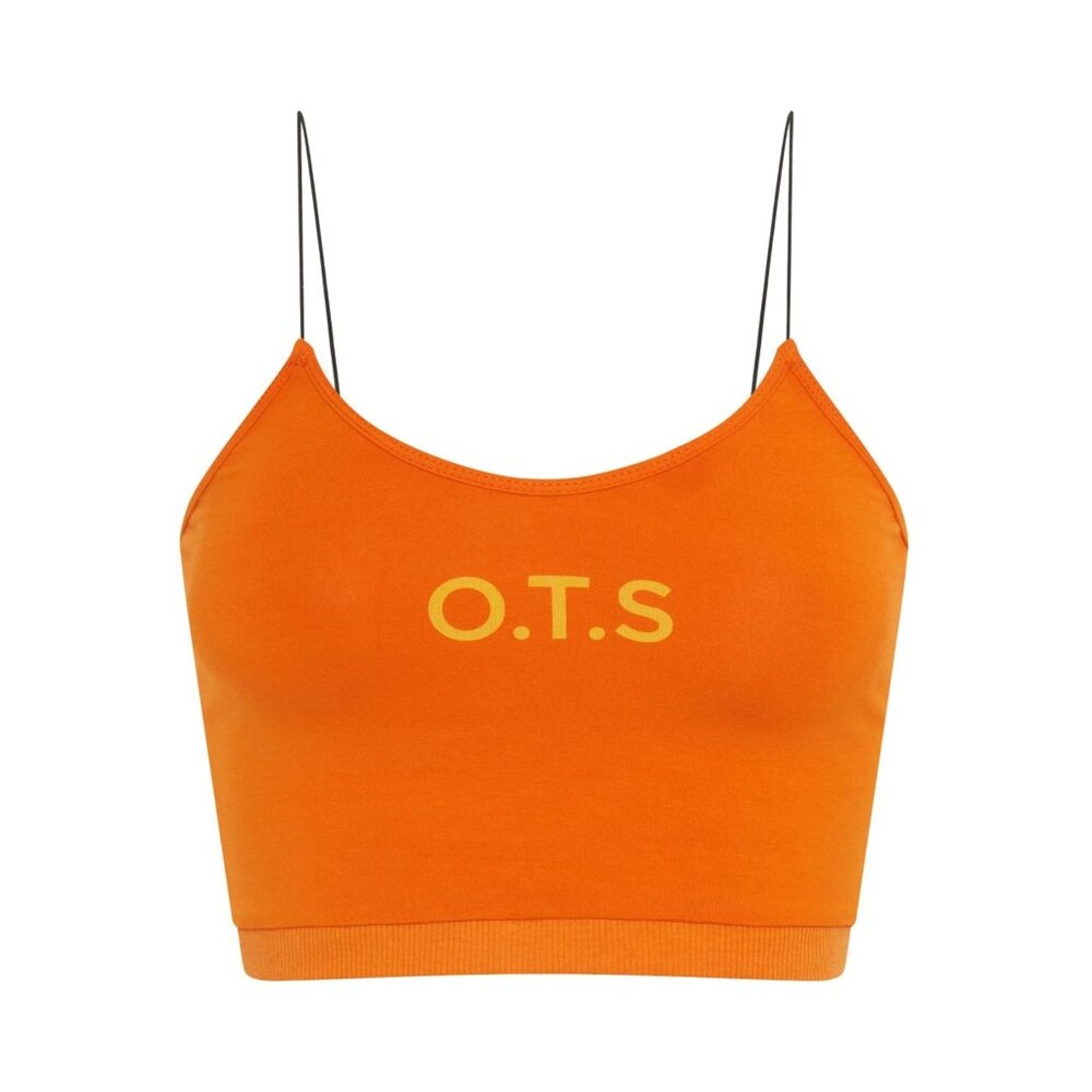 One Teaspoon Ots String Crop Top Orange Medium New With Tags — image 2 of 8